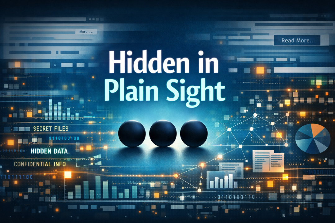 Hidden In Plain Sight